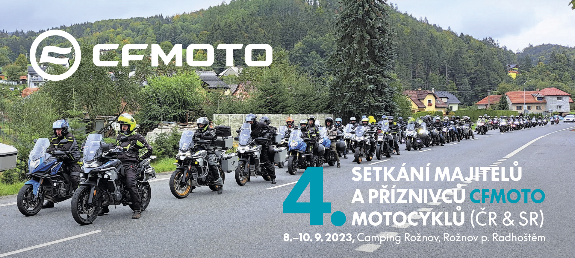 4. Zraz majiteľov a priaznivcov motocyklov CFMOTO