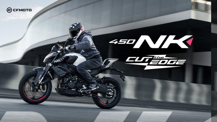 NOVINKA CFMOTO 450NK – predaj zahájený