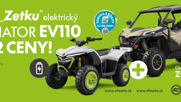 AKCIA „Z“: K novým Gladiatorom SSV teraz Gladiator EV110 za 50% ceny!