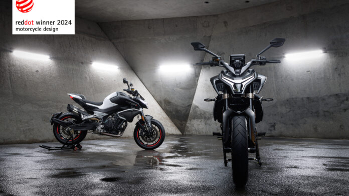 Motocykel CFMOTO 800NK získal cenu za dizajn Red Dot Desing Award 2024