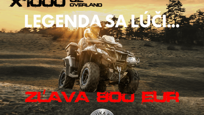 AKCIA: CFMOTO Gladiator X1000 G2 lacnejší o 800 EUR  / 20 000 CZK, X625 a X520 G2 s doplnkami zadarmo!